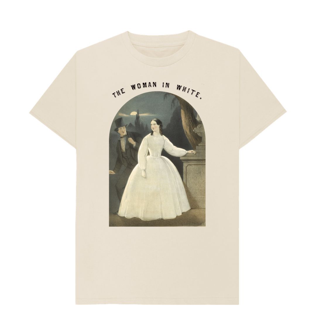 Oat The Woman in White T-shirt