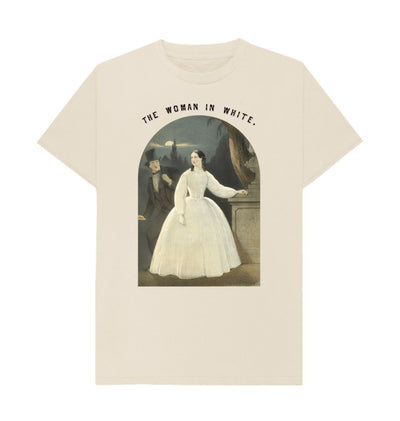 Oat The Woman in White T-shirt