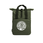 Olive Green British Library Stamp Backpack