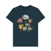 Tulips T-Shirt - Denim Blue