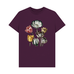 Tulips Purple Printed T-shirt