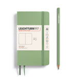 A6 Sage Blank Notebook