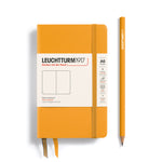 A6 Orange Blank Notebook