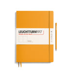 A4 Master Slim Lined Orange Notebook