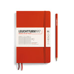 B6+ Red Lined Notebook