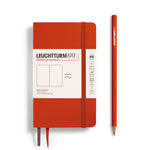 A6 Red Blank Notebook