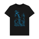 Black Printed T-shirt From the Depths