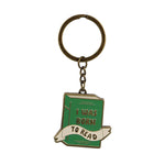 Born to Read Keyring