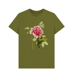 Moss Green Printed T-shirt
