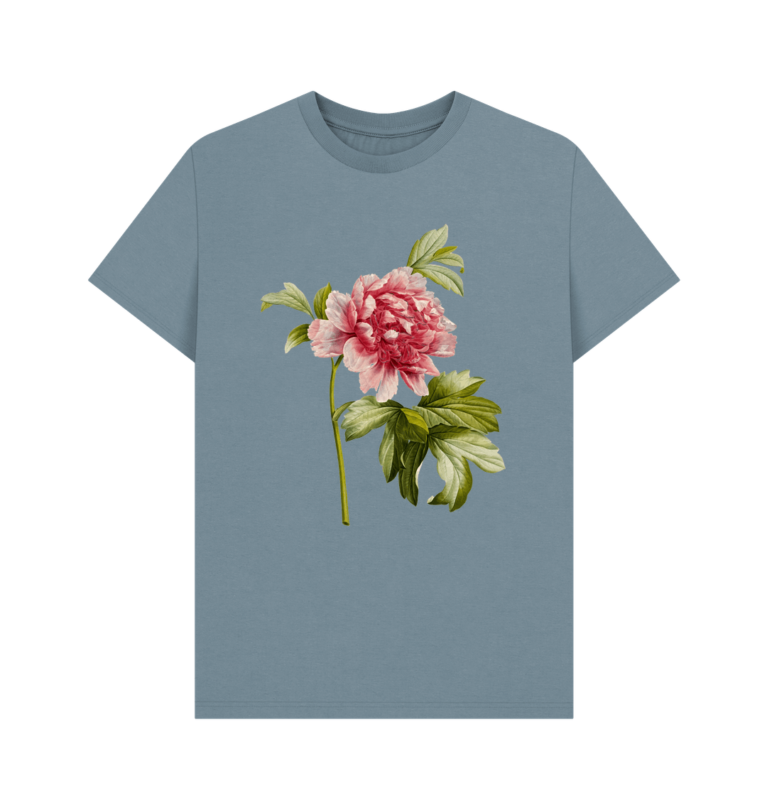 Stone Blue Printed T-shirt