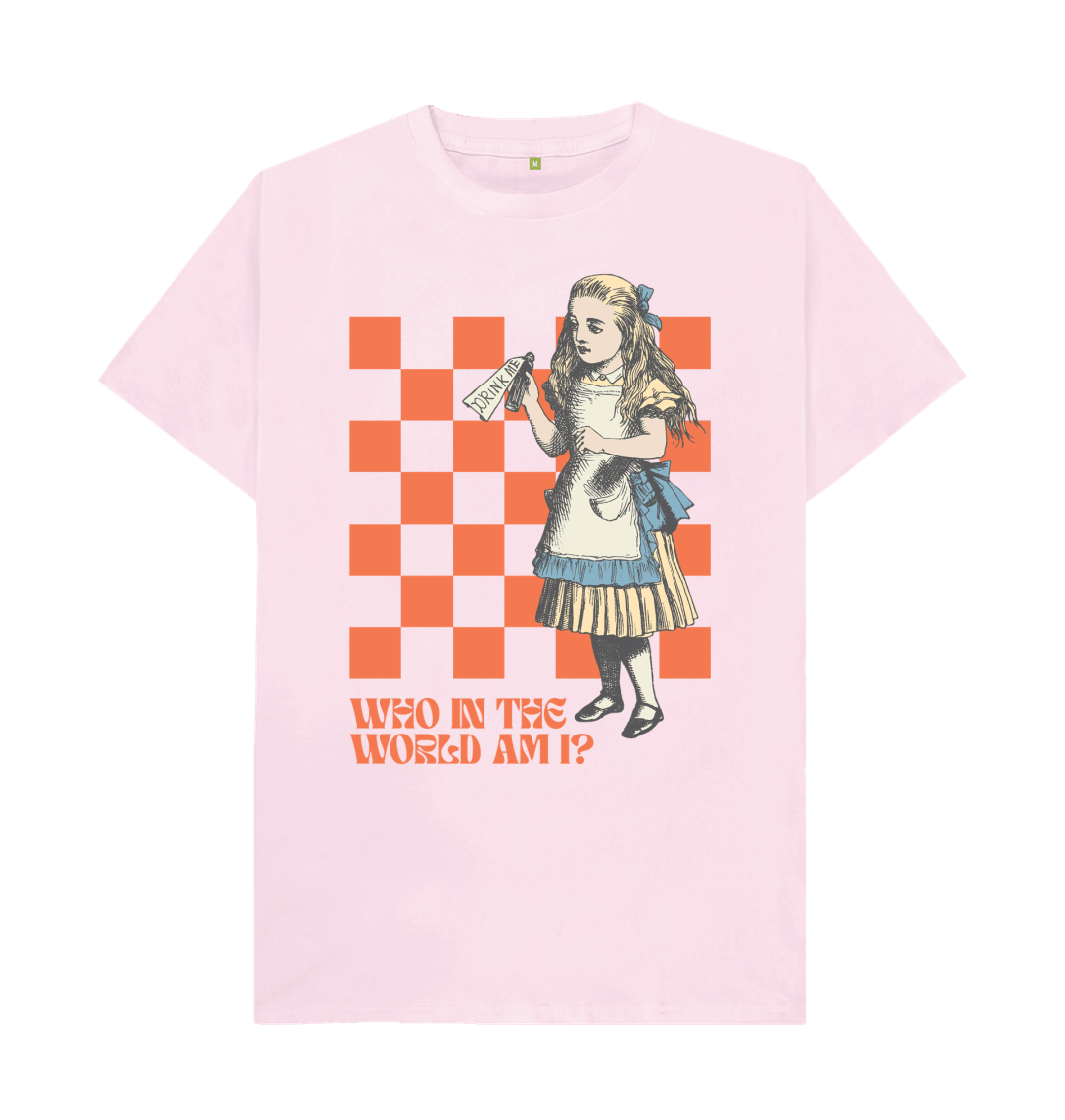 Pink Who in the world am I? Alice T-shirt