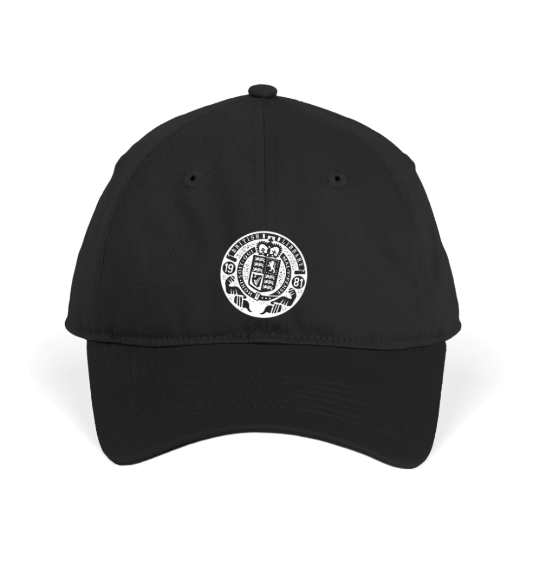 Black British Library Stamp Cap