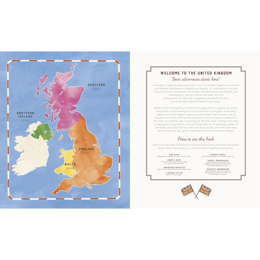 Maps of the United Kingdom (Paperback) Spread