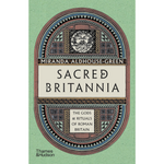 Book cover of 'Sacred Britannia' by Miranda Aldhouse-Green on a green background