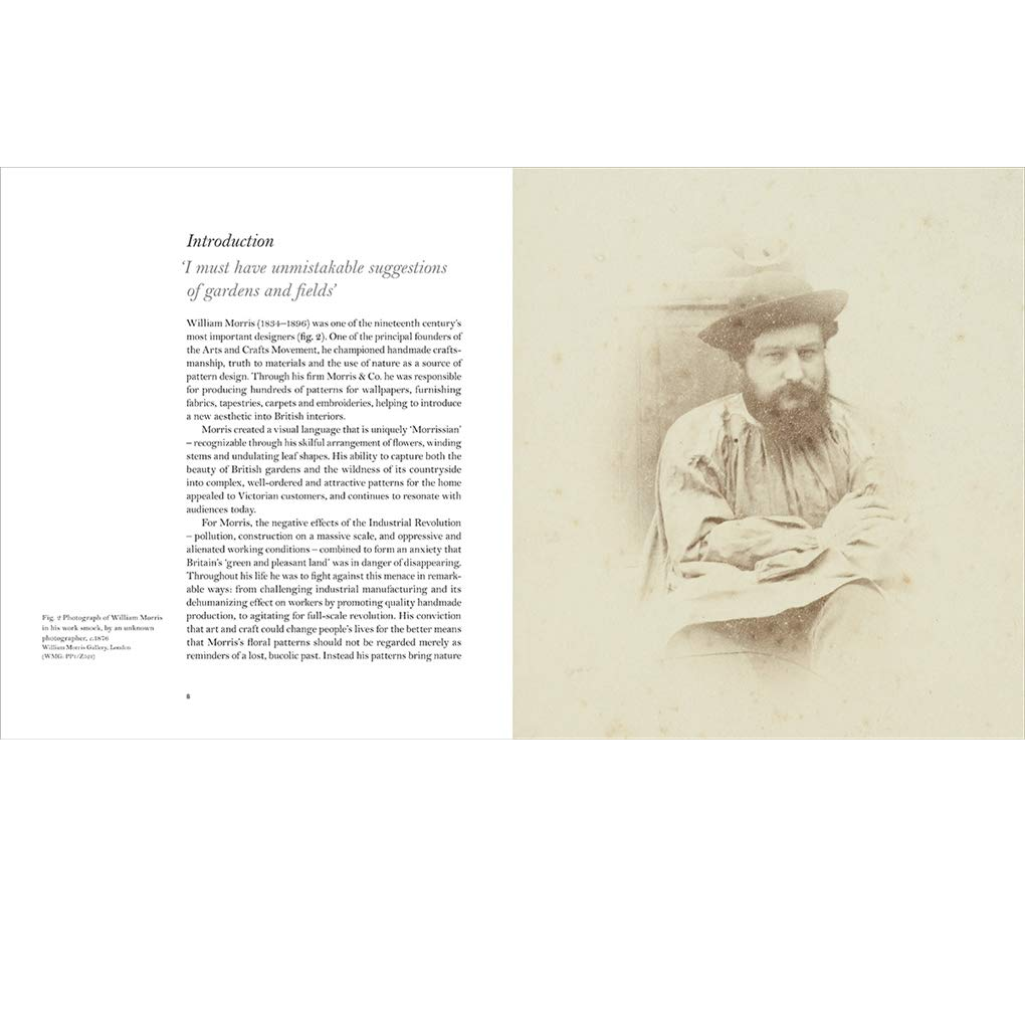 William Morris’s Flowers (Victoria and Albert Museum) - Artists In Focus (Hardback) Internal Spread