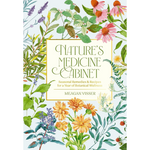 Book cover of 'Nature's Medicine Cabinet' with floral design