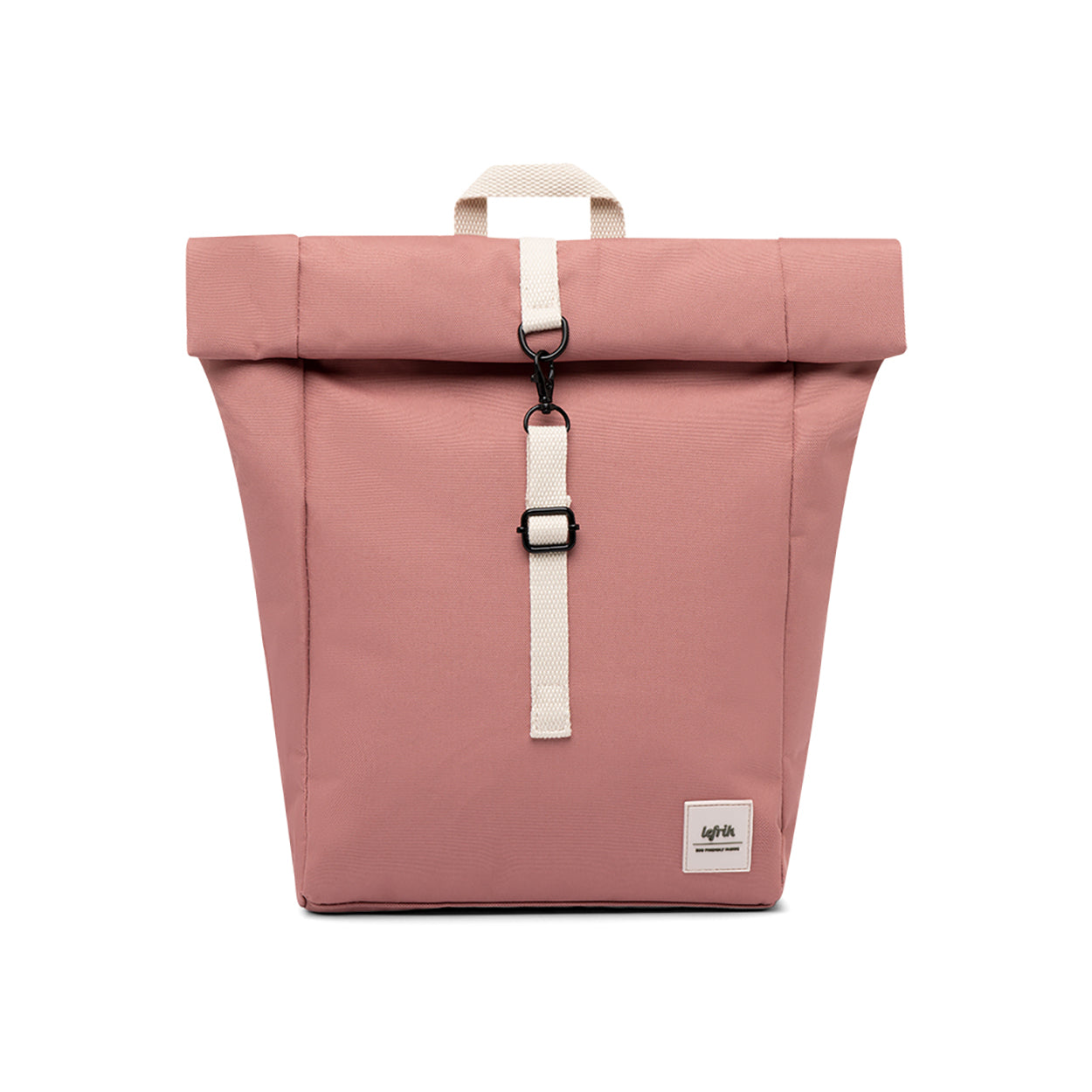 Roll Mini Backpack Dusty Pink, view of front