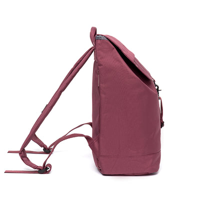 Scout Backpack Plum, view of side