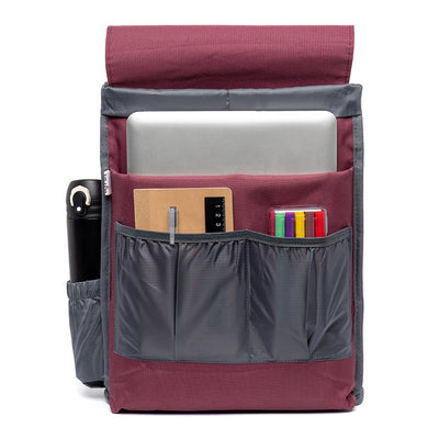Scout Backpack Plum, internal view