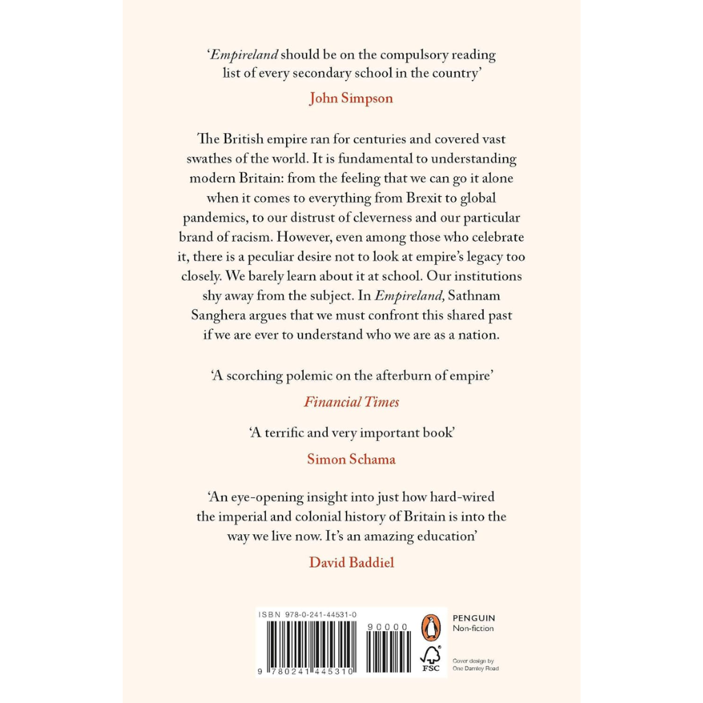 Book back cover with text and a barcode on a white background