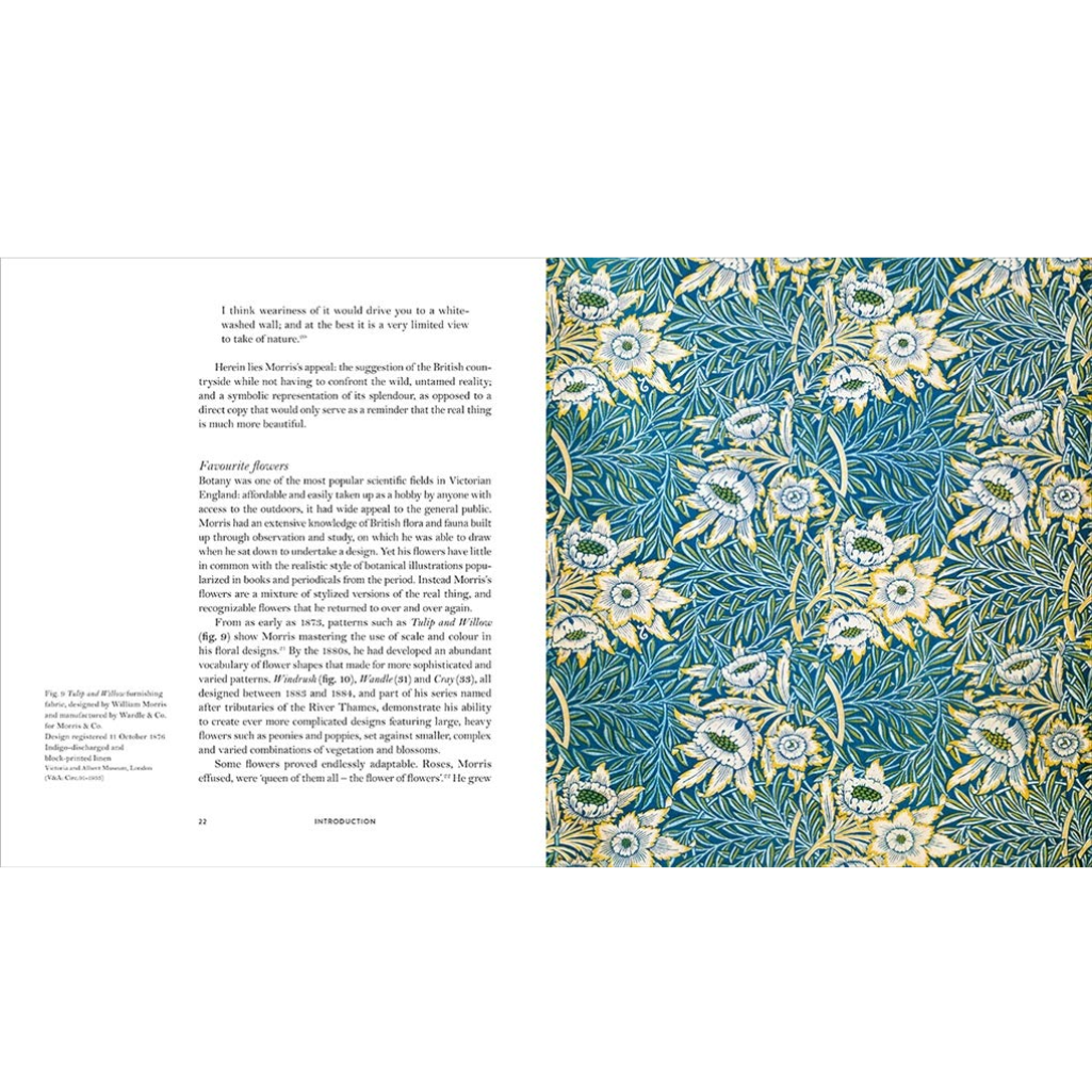 William Morris’s Flowers (Victoria and Albert Museum) - Artists In Focus (Hardback) Internal Spread