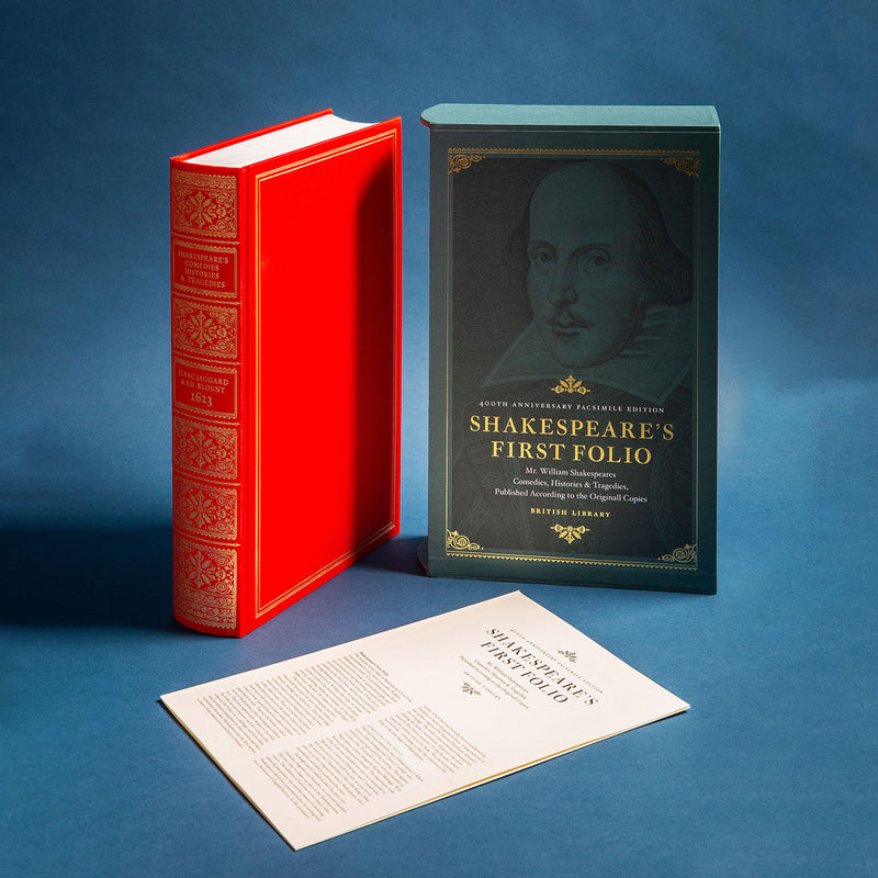 Image of cover of Shakespeare's First Folio Facsimile