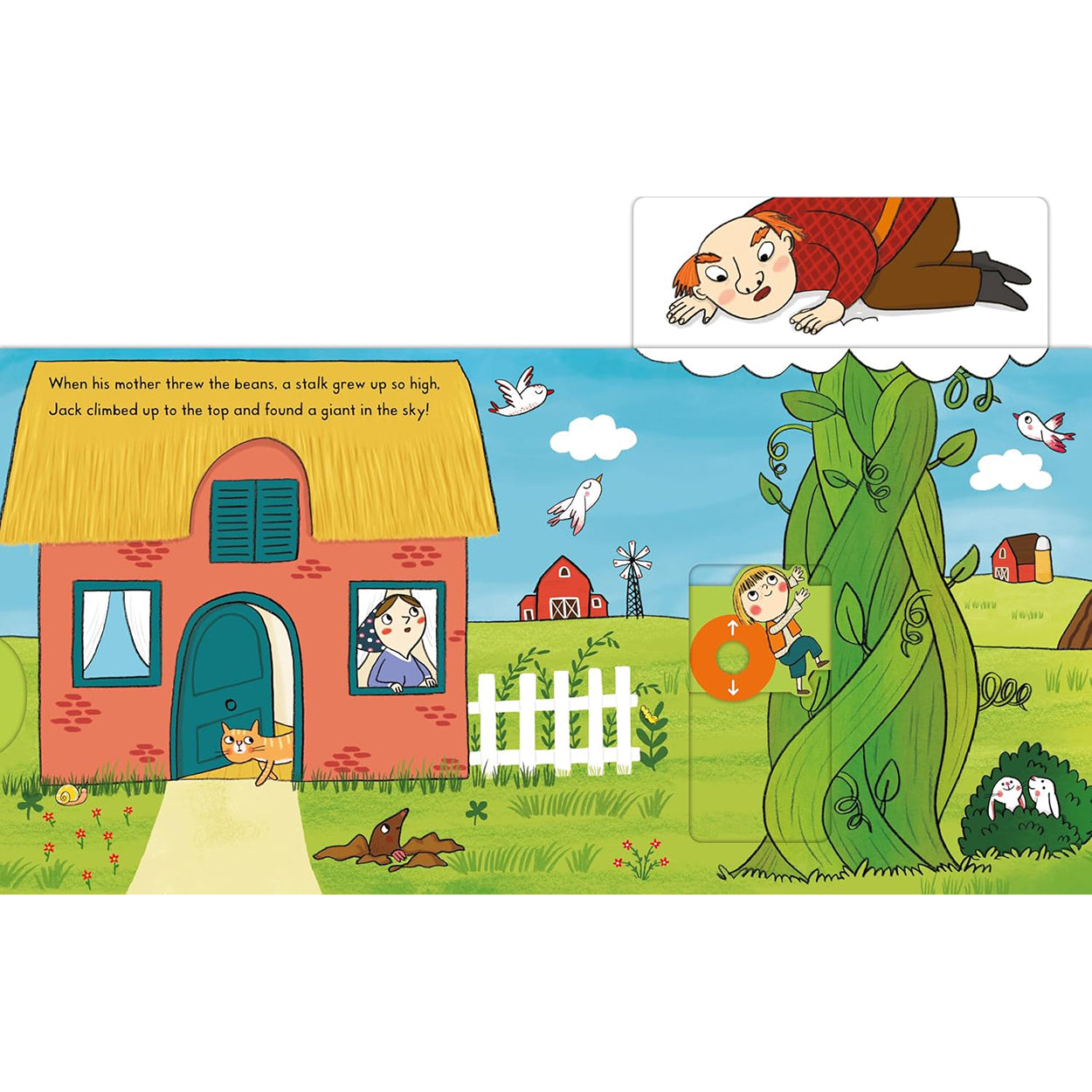 View of internal pages of Jack and the Beanstalk