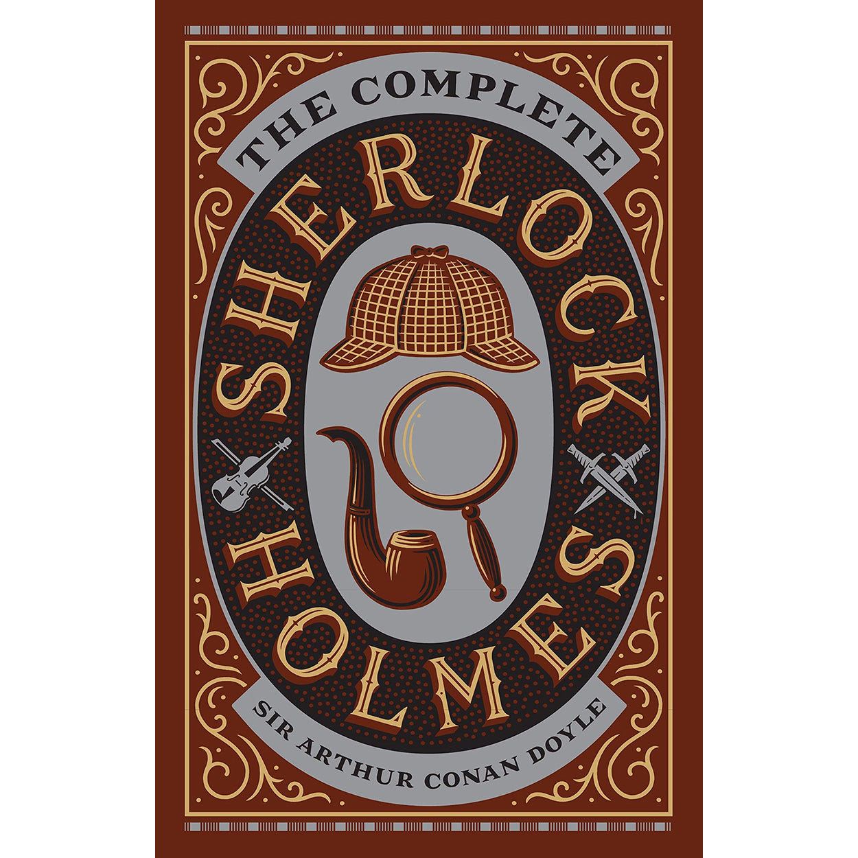 The Complete Sherlock Holmes Front Cover (Hardback)