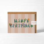 Happy Birthday Wildflowers Greetings Card