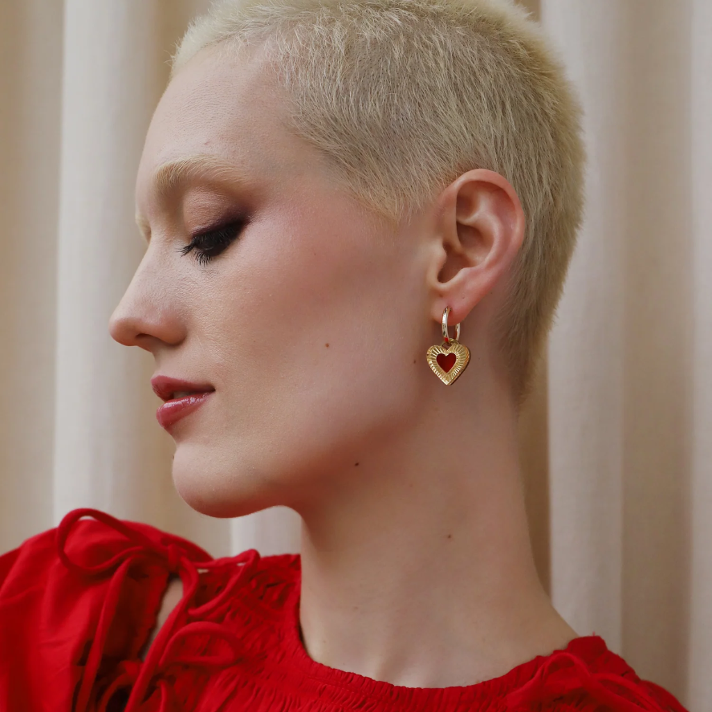 Mini Heart Hoops Lifestyle shot