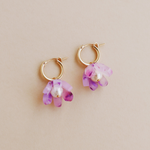 Tulip Hoops Lavender Speckle