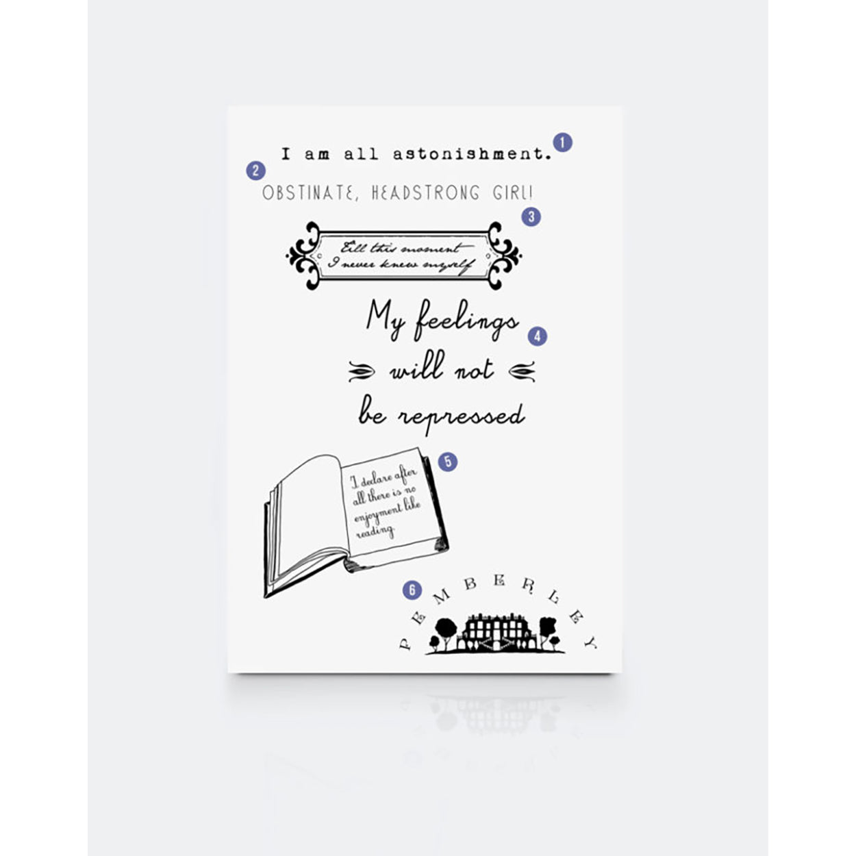 Pride and Prejudice Temporary Tattoos