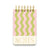 Wavy Stripes Twin Wire Notepad Cover