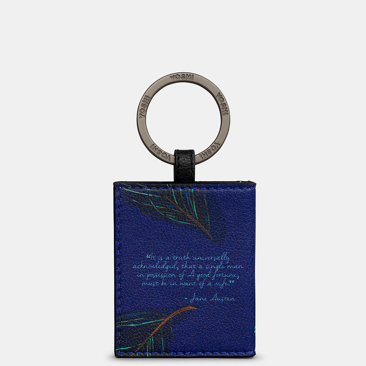 Pride and Prejudice Keyring back with quote