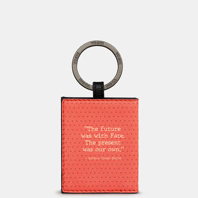 Sherlock Holmes Keyring back with quote