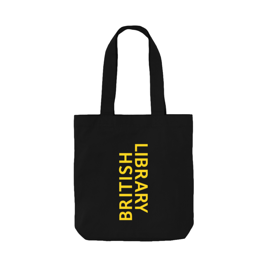 Black Printed Bag Front