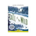 Book cover of 'The Call of the Wild' by Jack London with a snowy landscape illustration.