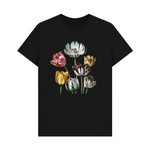 Tulips Black Printed T-shirt