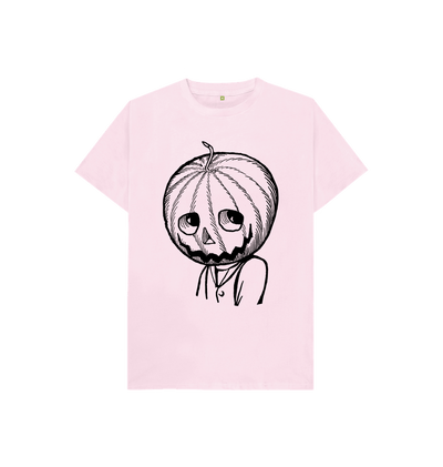Pink Jack Pumpkinhead in black Kids T-Shirt