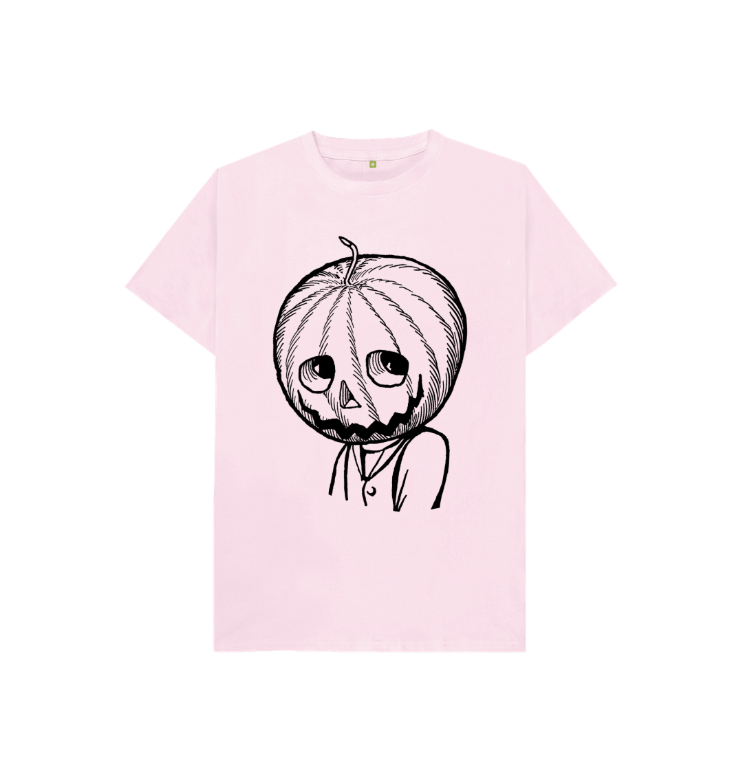 Pink Jack Pumpkinhead in black Kids T-shirt