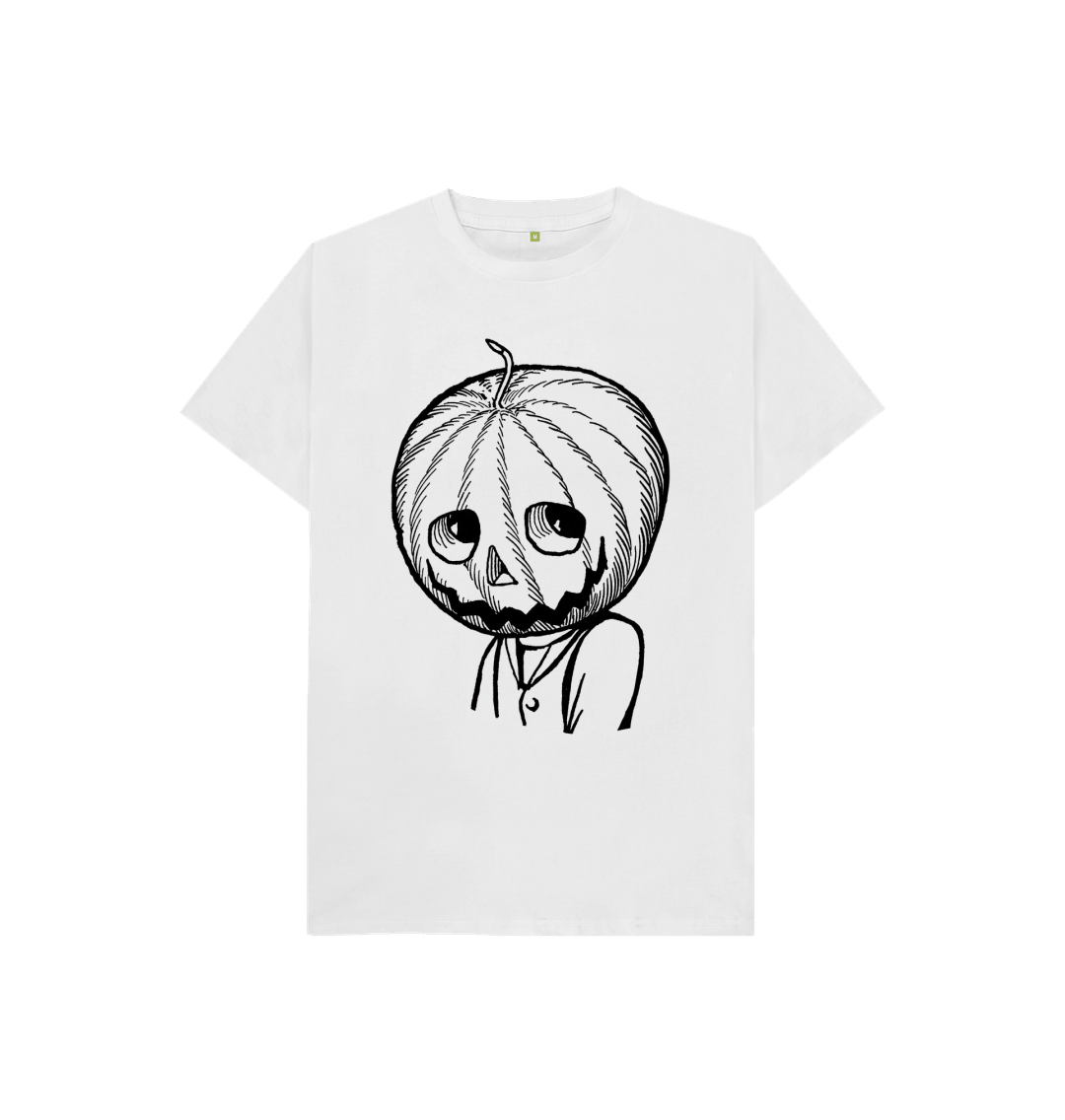 White Jack Pumpkinhead in black Kids T-shirt