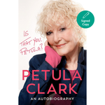 Book cover of 'Is That You, Petula?' by Petula Clark with a portrait of the author.