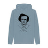 Edgar Allan Poe Hoodie - Stone Blue