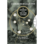 Book cover of 'The Adventure of the Two Flying Scotsmen' from 'A Sherlock Holmes Escape Book' series.