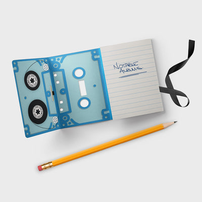 Mixtape Notebooks with open jacket