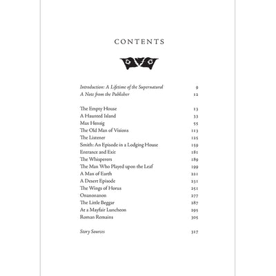 The Whisperers and Other Stories: A Lifetime of the Supernatural Contents Page
