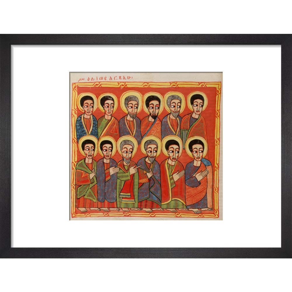 The Twelve Apostles print in black frame