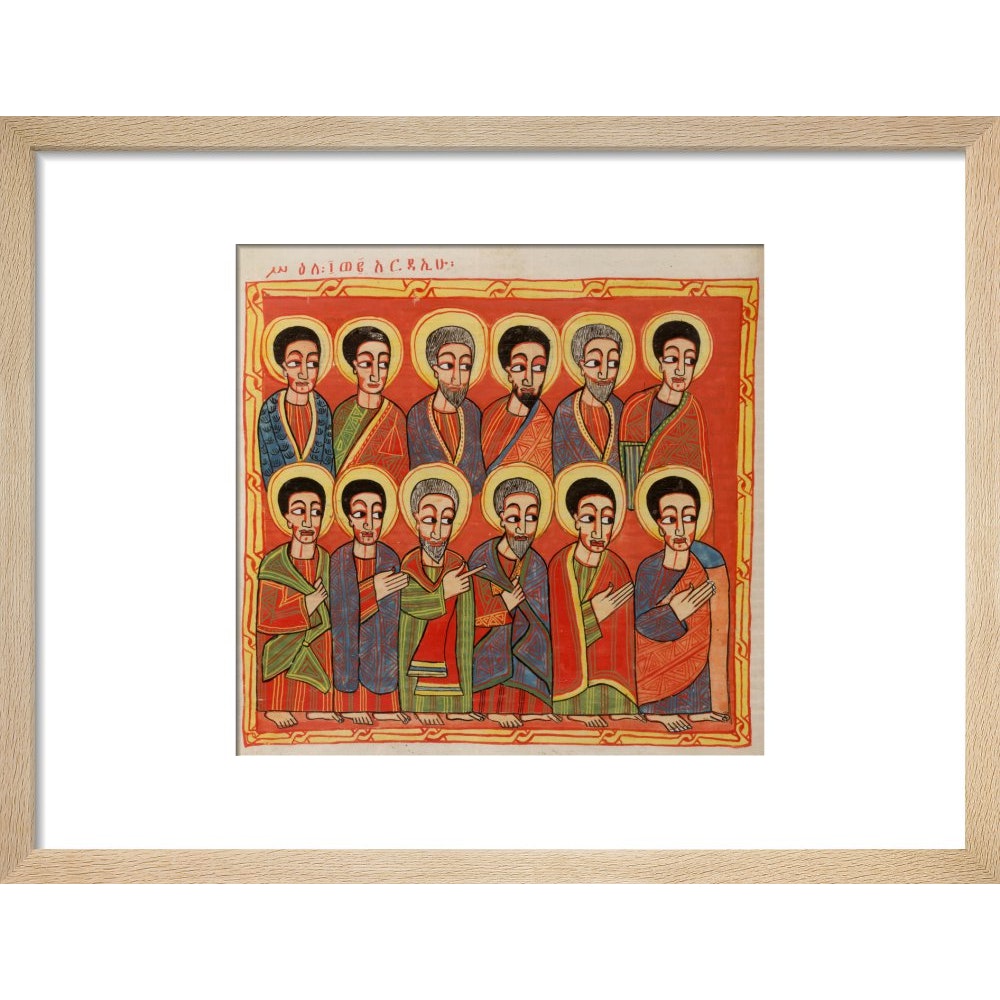 The Twelve Apostles print in natural frame