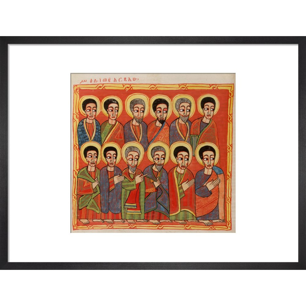 The Twelve Apostles print in black frame