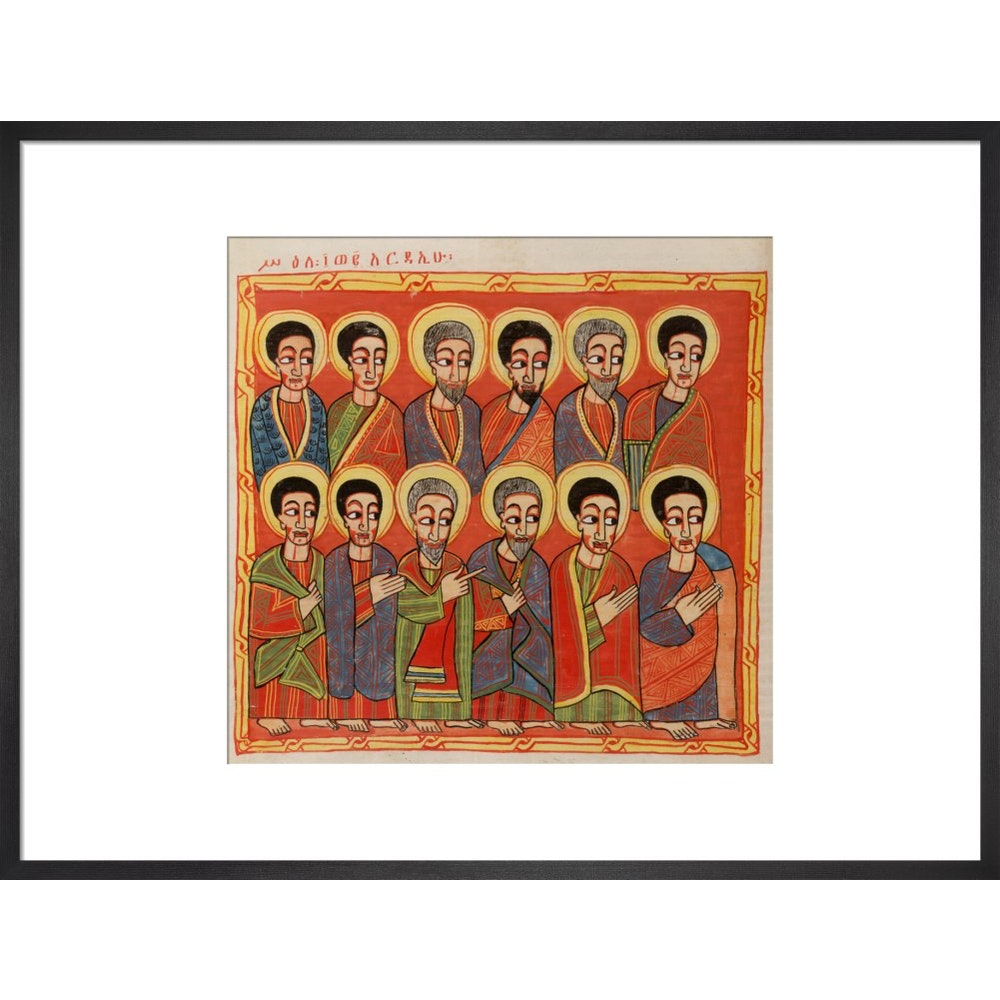 The Twelve Apostles print in black frame